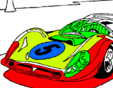 Dibuix Automòbil nº 5 pintat per Ferran