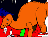 Dibuix Dinosaure menjant pintat per ALEX