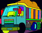 Dibuix Camió de càrrega pintat per Jorge