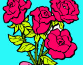 Dibuix Ram de roses pintat per mariajové@hotmeil02
