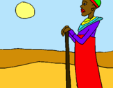 Dibuix Massai pintat per laura