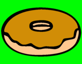 Dibuix Donuts pintat per tomeu