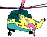 Dibuix Helicòpter al rescat  pintat per alex p5
