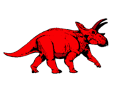 Dibuix Triceratops pintat per ALEX