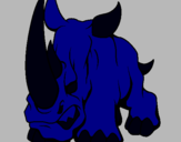 Dibuix Rinoceront II pintat per jose