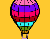 Dibuix Globus aerostàtic pintat per JUDITH