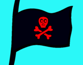 Dibuix Bandera pirata pintat per  sony  chandnani