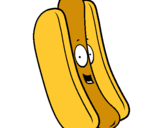 Dibuix Hot dog pintat per laura