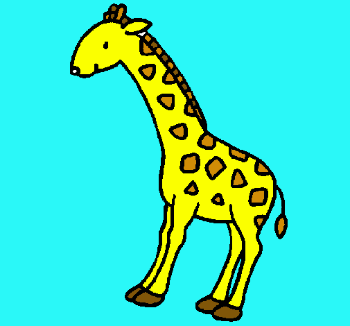 Dibuix Girafa pintat per lucimila