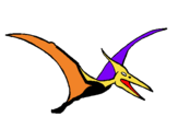 Dibuix Pterodàctil pintat per xavisuperbello