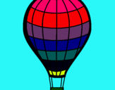 Dibuix Globus aerostàtic pintat per Enrique