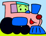 Dibuix Tren pintat per Vero