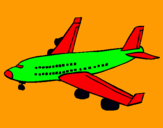 Dibuix Avió de passatgers  pintat per Sony Chandnani
