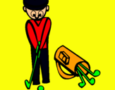 Dibuix Jugador de golf II pintat per  sony  chandnani