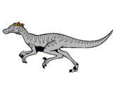 Dibuix Velociraptor  pintat per ARAN CASTELLÀ RIBOT