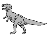 Dibuix Tiranosaurus Rex pintat per ARAN CASTELLÀ RIBOT