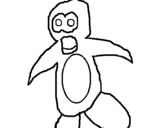 Dibuix Pingüi pintat per lia