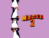 Dibuix Madagascar 2 Pingüins pintat per Mar