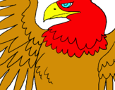 Dibuix Àguila Imperial Romana pintat per fati