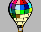 Dibuix Globus aerostàtic pintat per Nil Escolà