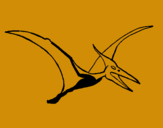 Dibuix Pterodàctil pintat per IBAI