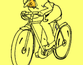 Dibuix Ciclisme pintat per cr7 i  dv7
