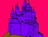 Dibuix Castell medieval pintat per TUIXEN