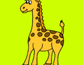 Dibuix Girafa pintat per llapsus