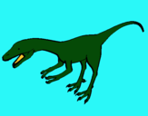 Dibuix Velociraptor II  pintat per JUDITH