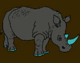 Dibuix Rinoceront pintat per GUILLEM
