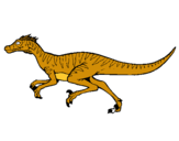 Dibuix Velociraptor  pintat per leidy carolina manjarres 