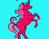 Dibuix Unicorn pintat per andrea diaz jimenez