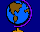 Dibuix Bola del món II pintat per semahel