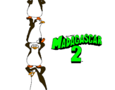 Dibuix Madagascar 2 Pingüins pintat per claudia.s