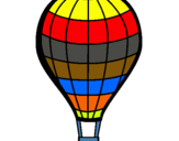 Dibuix Globus aerostàtic pintat per Dídac