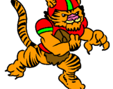 Dibuix Jugador tigre pintat per ismael