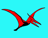 Dibuix Pterodàctil pintat per p.palà
