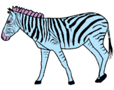 Dibuix Zebra pintat per PAOLA ITzZEL