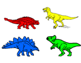Dibuix Dinosauris de terra pintat per claudia.s
