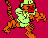 Dibuix Jugador tigre pintat per ADJU