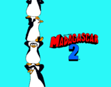 Dibuix Madagascar 2 Pingüins pintat per berta