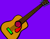 Dibuix Guitarra espanyola II pintat per mariona   catafal   sauqu