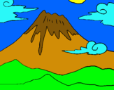 Dibuix Mont Fuji pintat per YASSINE