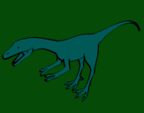 Dibuix Velociraptor II  pintat per Leila