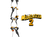 Dibuix Madagascar 2 Pingüins pintat per maria  martinez
