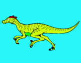 Dibuix Velociraptor  pintat per fiona MORGADES