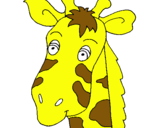 Dibuix Cara de girafa pintat per marta castanedo