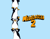Dibuix Madagascar 2 Pingüins pintat per Nil