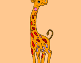Dibuix Girafa pintat per Emma Venanci 3