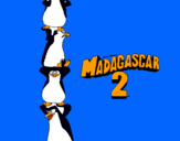 Dibuix Madagascar 2 Pingüins pintat per Guillem